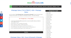 Desktop Screenshot of dailysmscollection.in