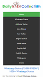 Mobile Screenshot of dailysmscollection.in